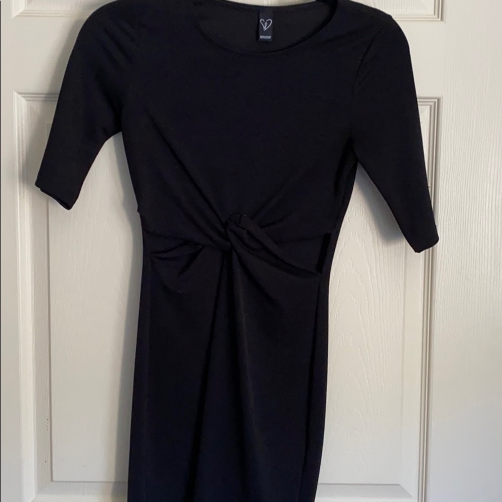 Mini bodycon dress black